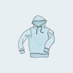 Hoodie - Blue, No (Color: Blue, Logo: No)